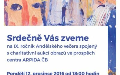 Srdečně Vás zveme na letošní Andělskou aukci!